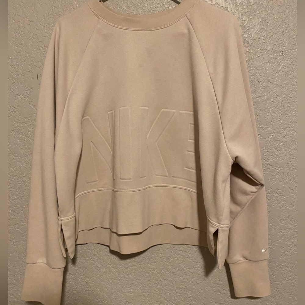 Cream Nike sweater